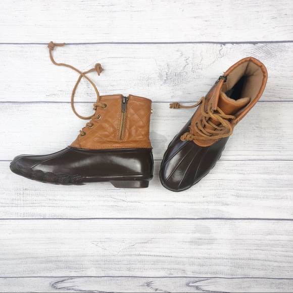 Steve Madden Shoes - Steve Madden Tillis brown Leather Duck Boots